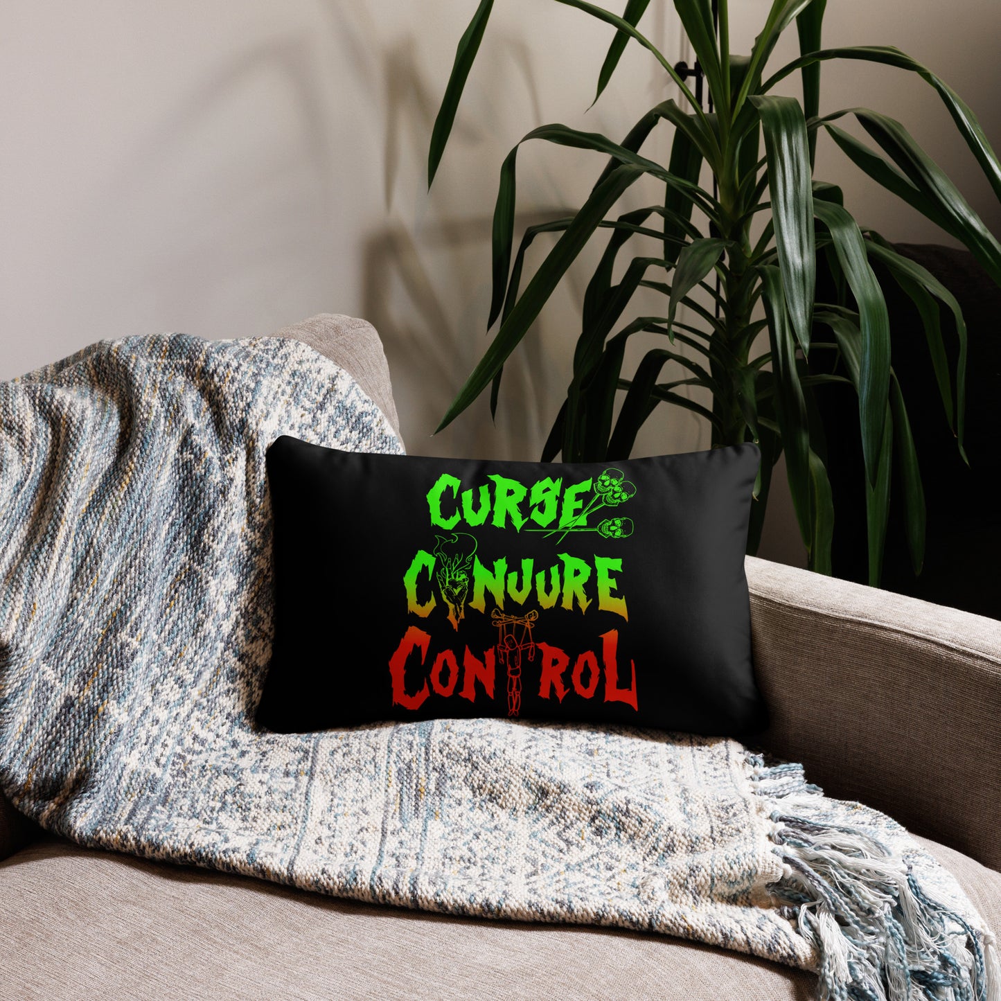 Curse, Conjure, Control - Black Pillow v2