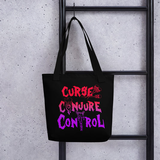 Curse, Conjure, Control - Black Tote bag