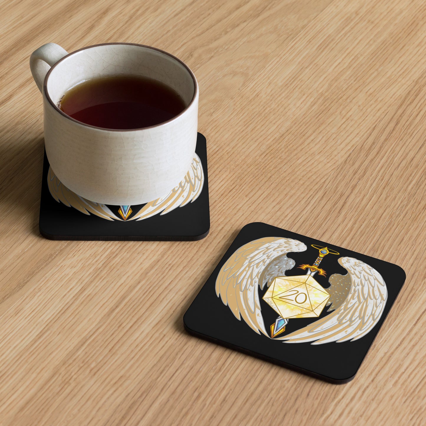 Paladin by Ayafae - Cork-back coaster