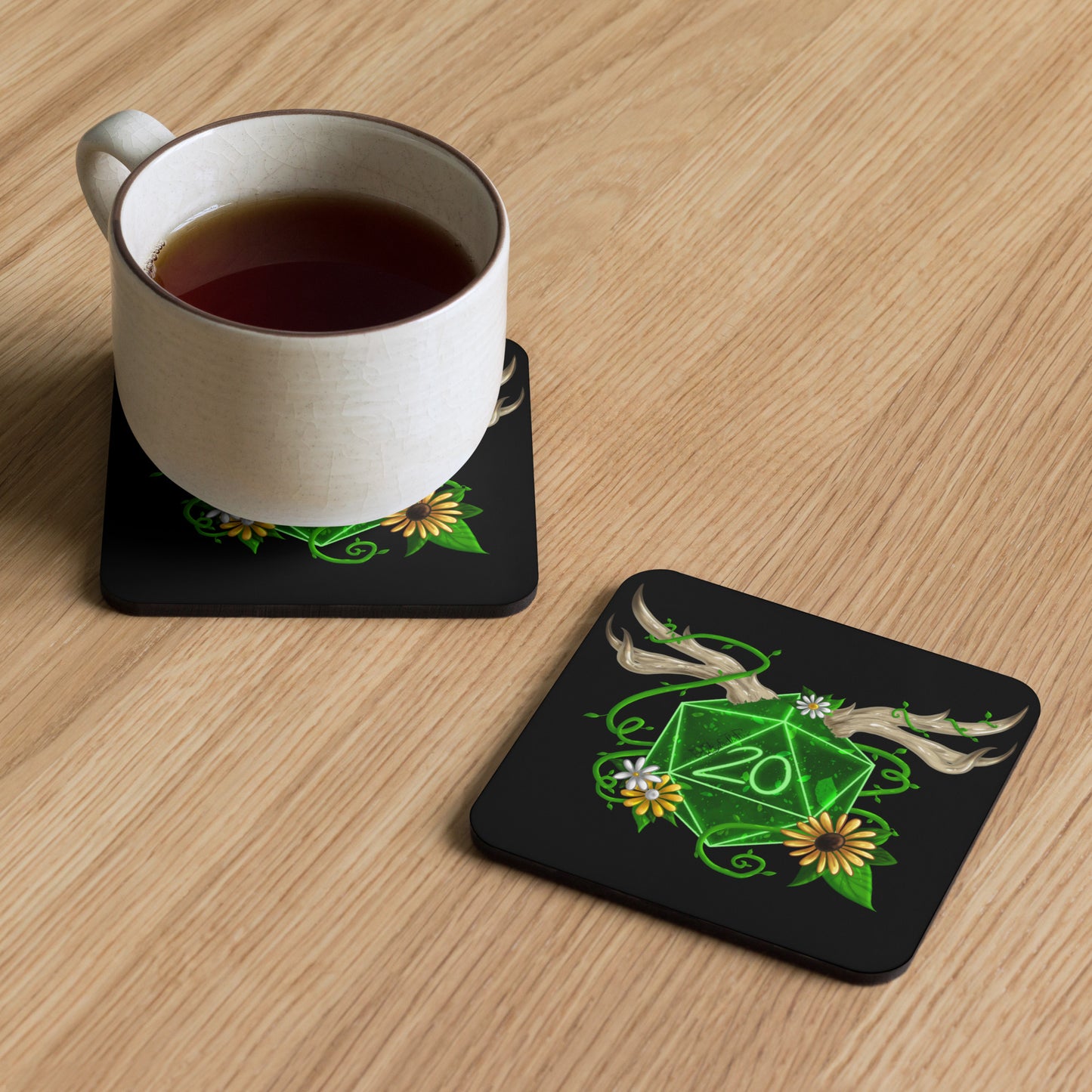Druid by Ayafae - Cork-back coaster