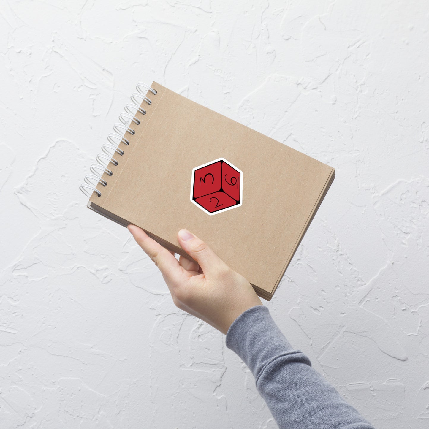 D6 (Red) - Bubble-free stickers