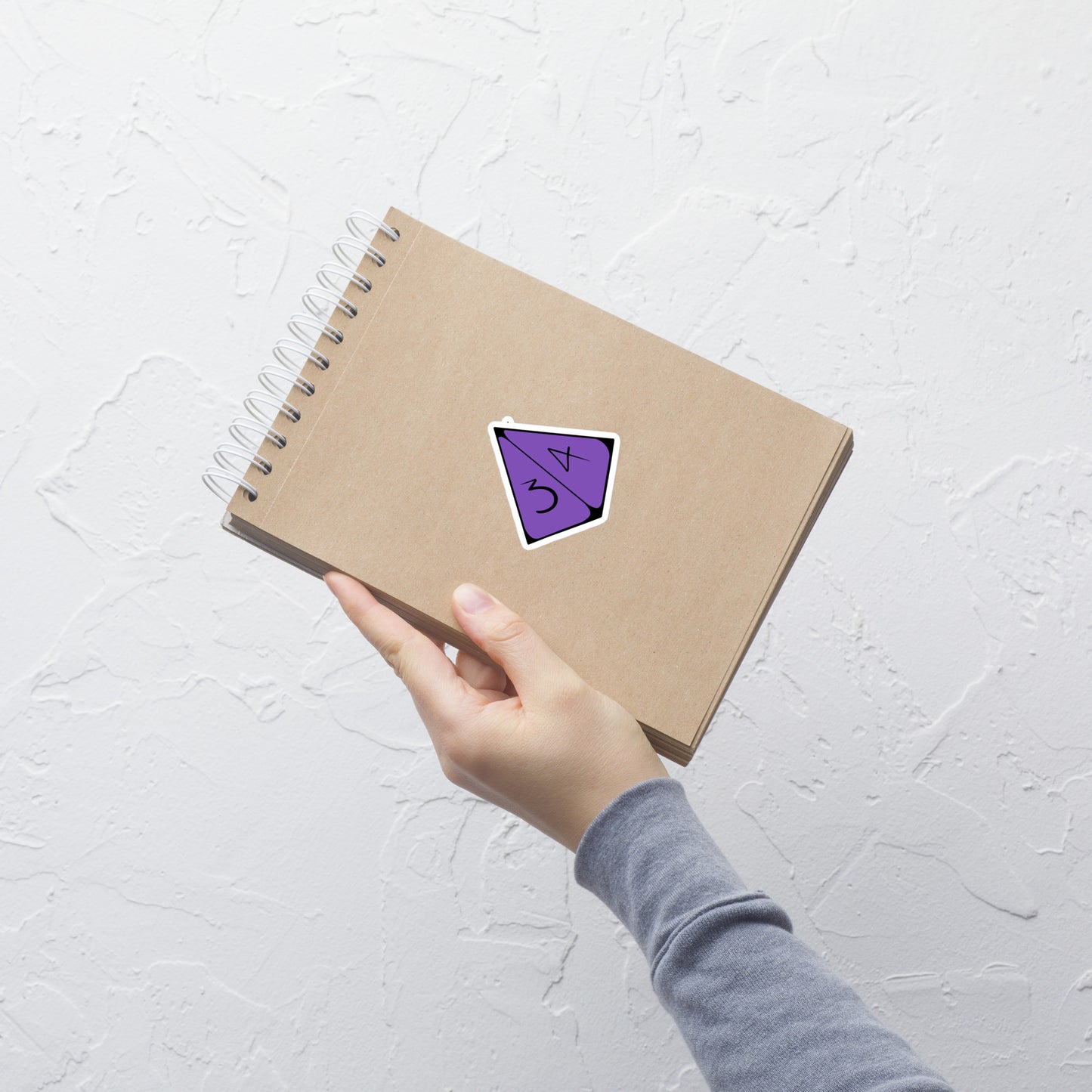 D4 (Purple) - Bubble-free stickers