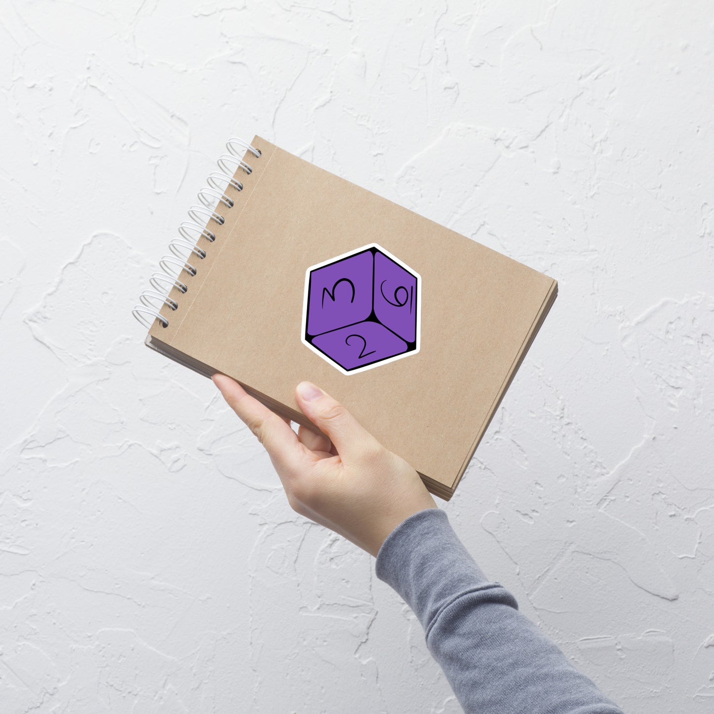 D6 (Purple) - Bubble-free stickers