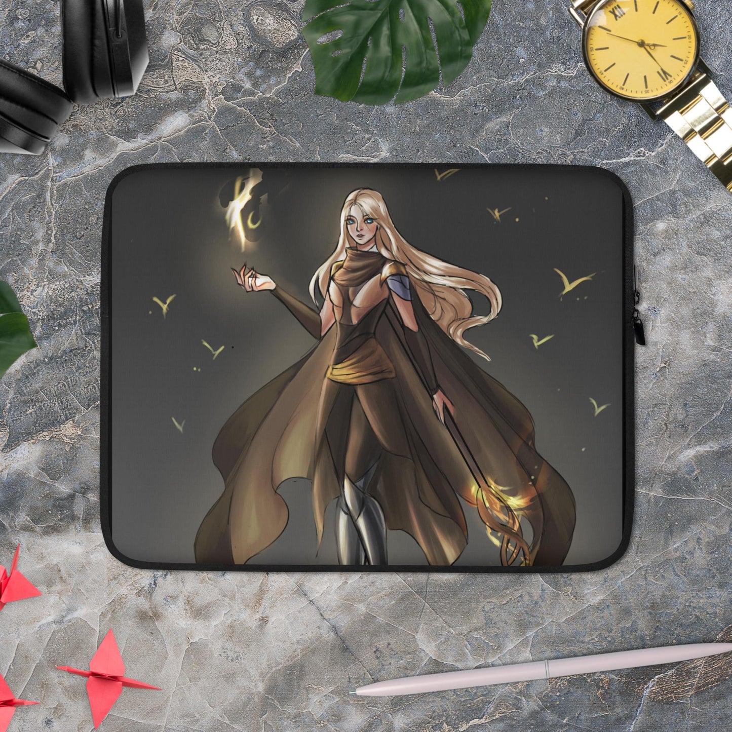 Cleric by Nagi Aoe - Black Laptop Sleeve