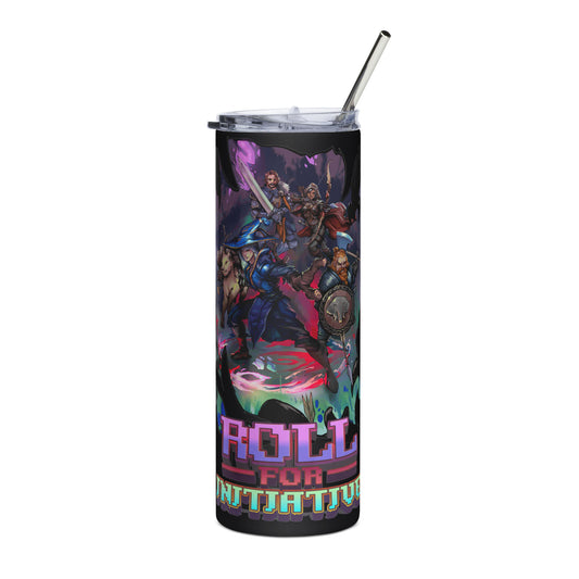 Roll For Initiative - Stainless steel tumbler