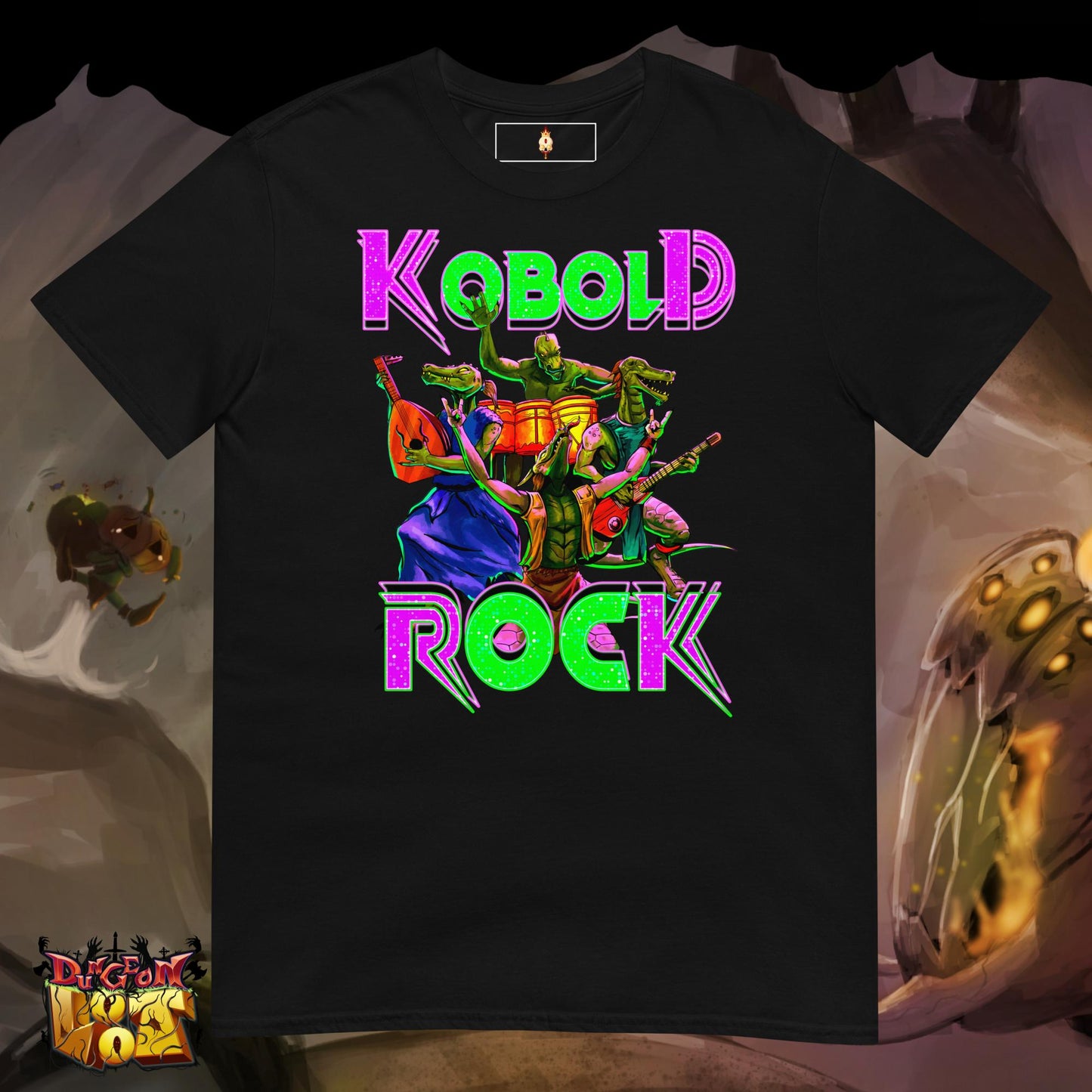 Kobold Rock (green text) - Short-Sleeve Unisex T-Shirt