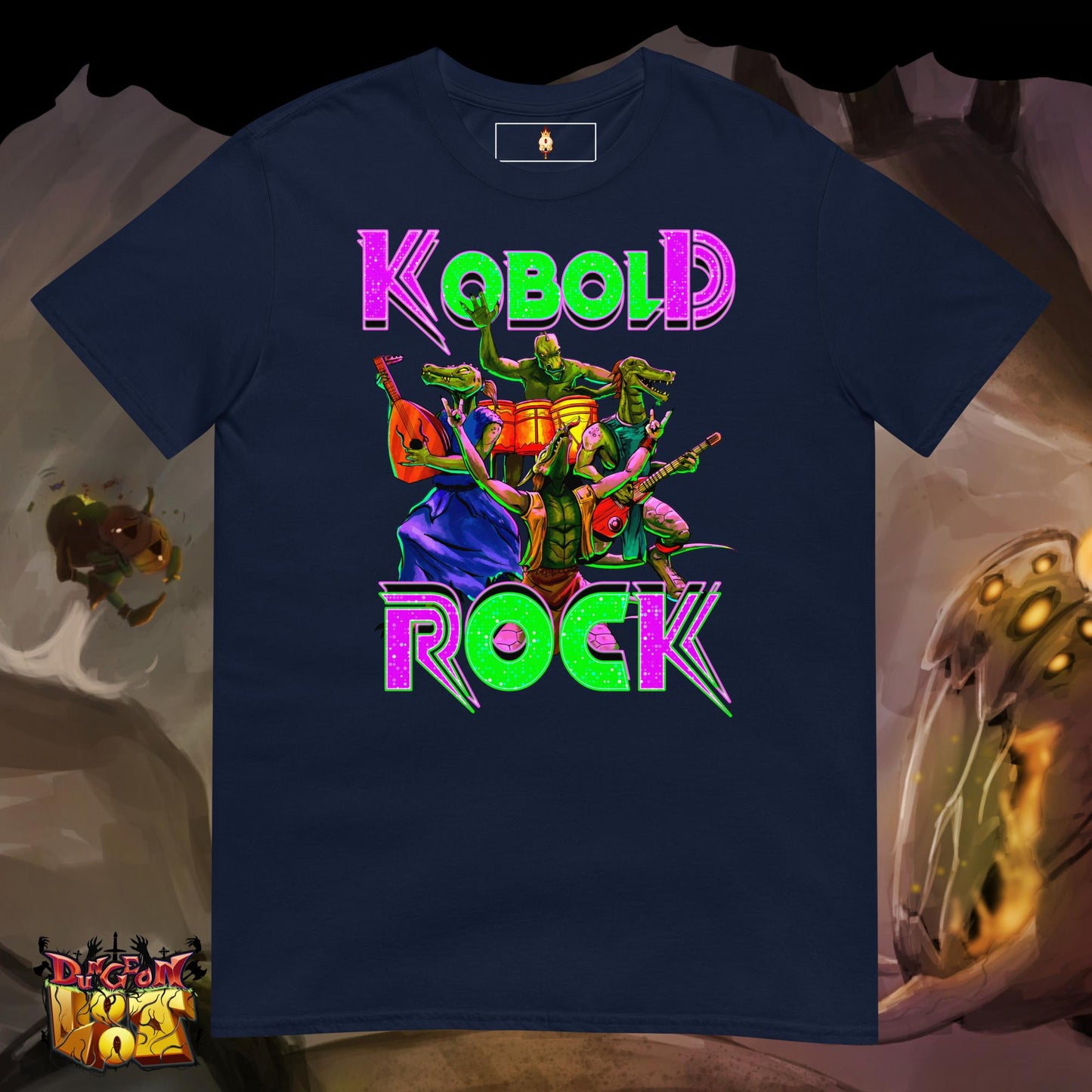 Kobold Rock (green text) - Short-Sleeve Unisex T-Shirt