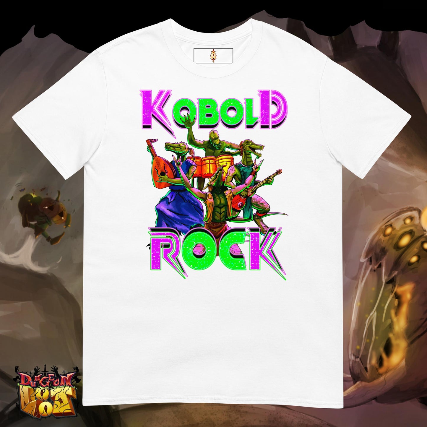 Kobold Rock (green text) - Short-Sleeve Unisex T-Shirt