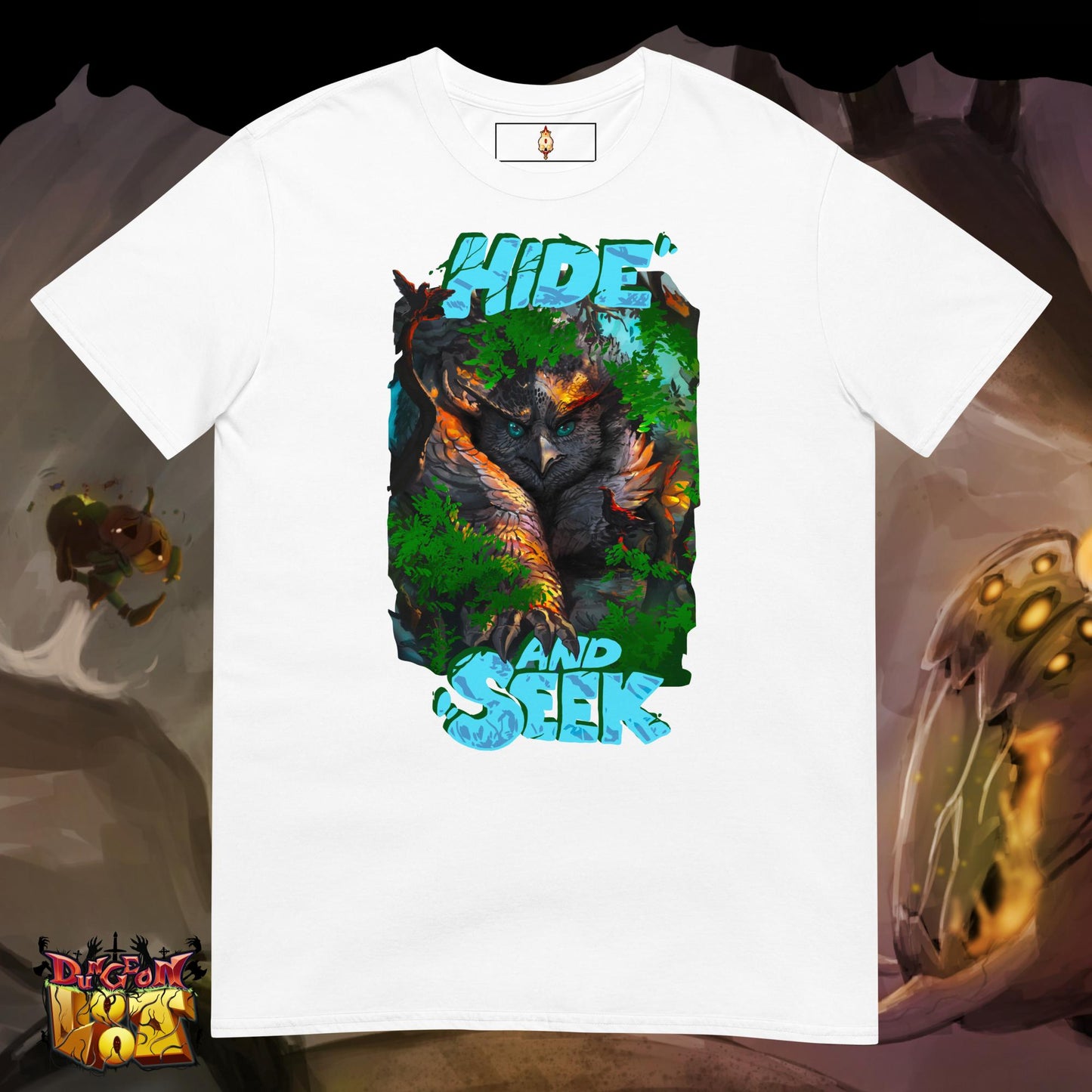 Hide and Seek (blue) - Short-Sleeve Unisex T-Shirt
