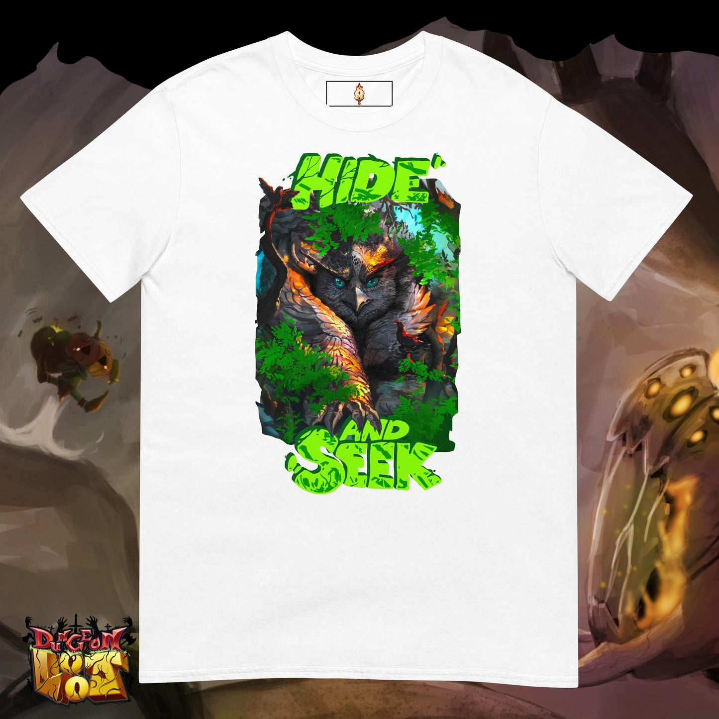 Hide and Seek (green) - Short-Sleeve Unisex T-Shirt
