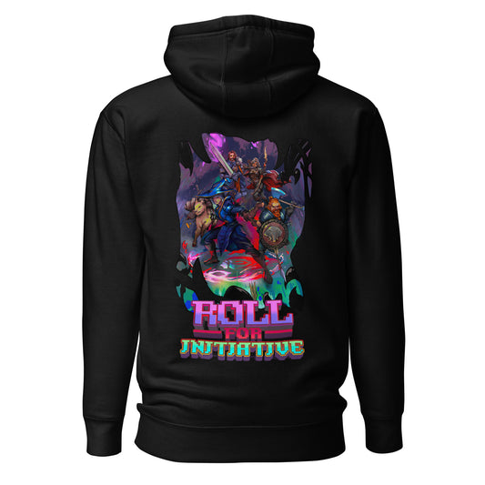 Roll For Initiative - Unisex Hoodie (back design)