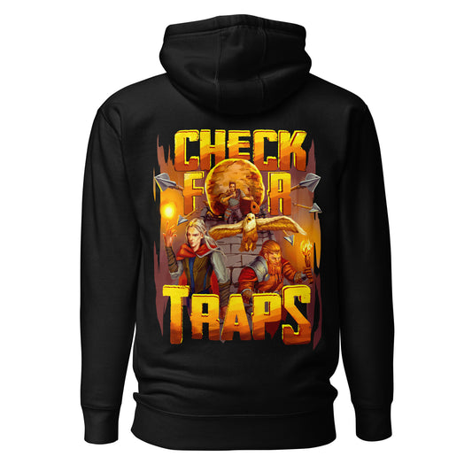 Check For Traps - Unisex Hoodie (back design)