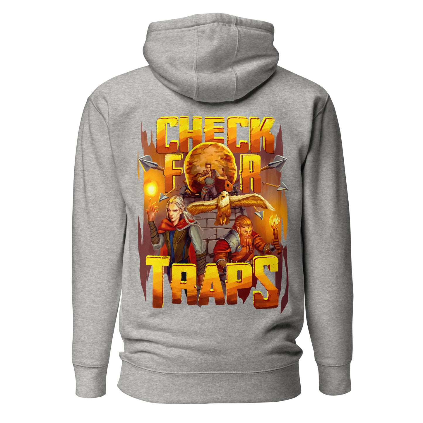 Check For Traps - Unisex Hoodie (back design)