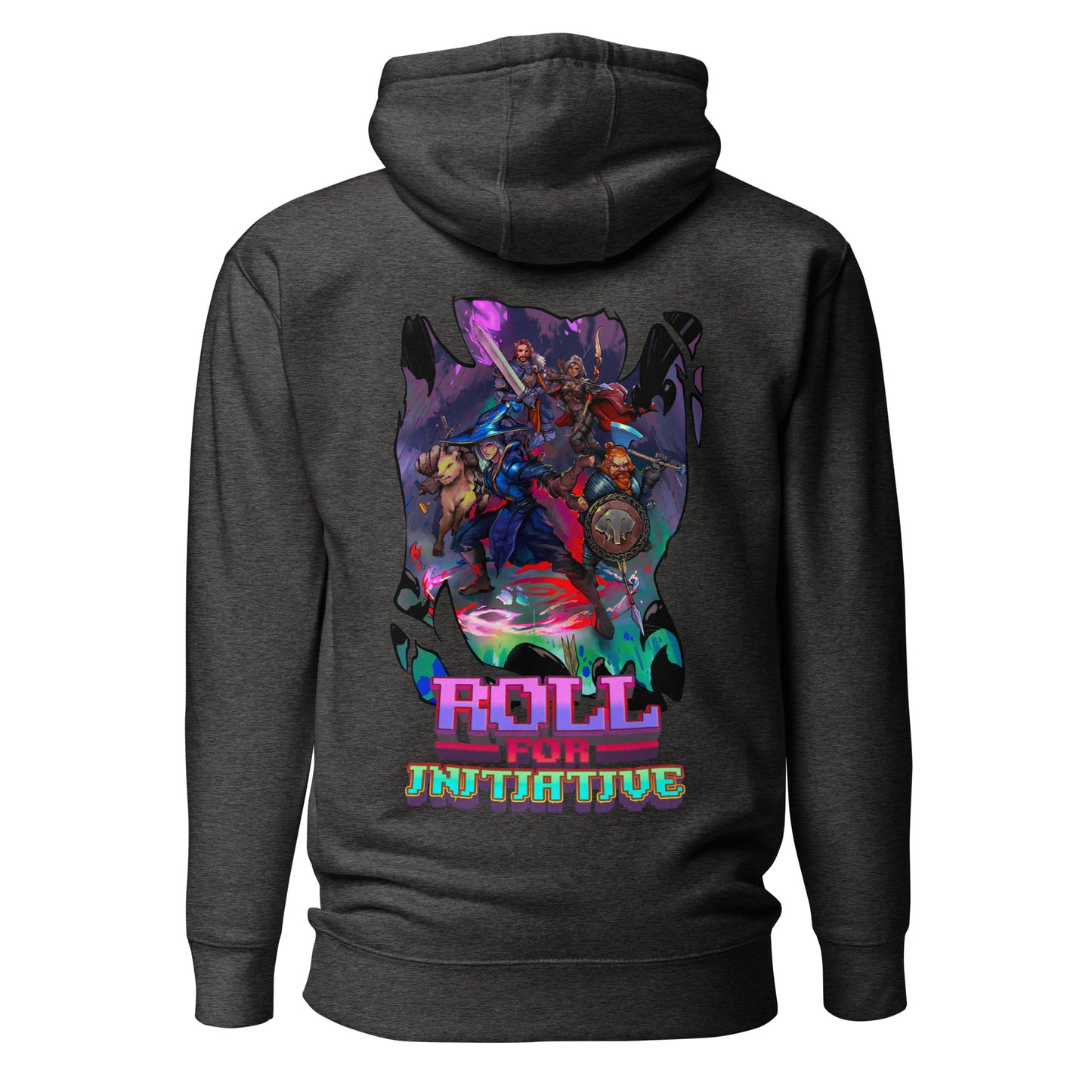 Roll For Initiative - Unisex Hoodie (back design)