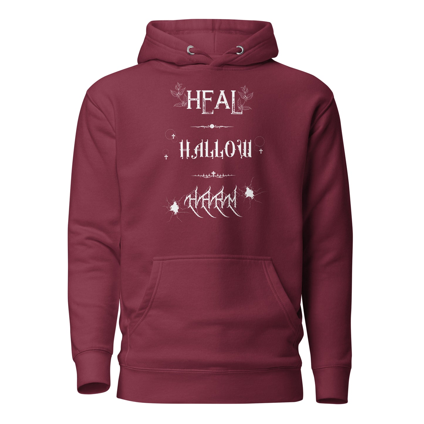 Heal, Hallow, Harm - Unisex Hoodie