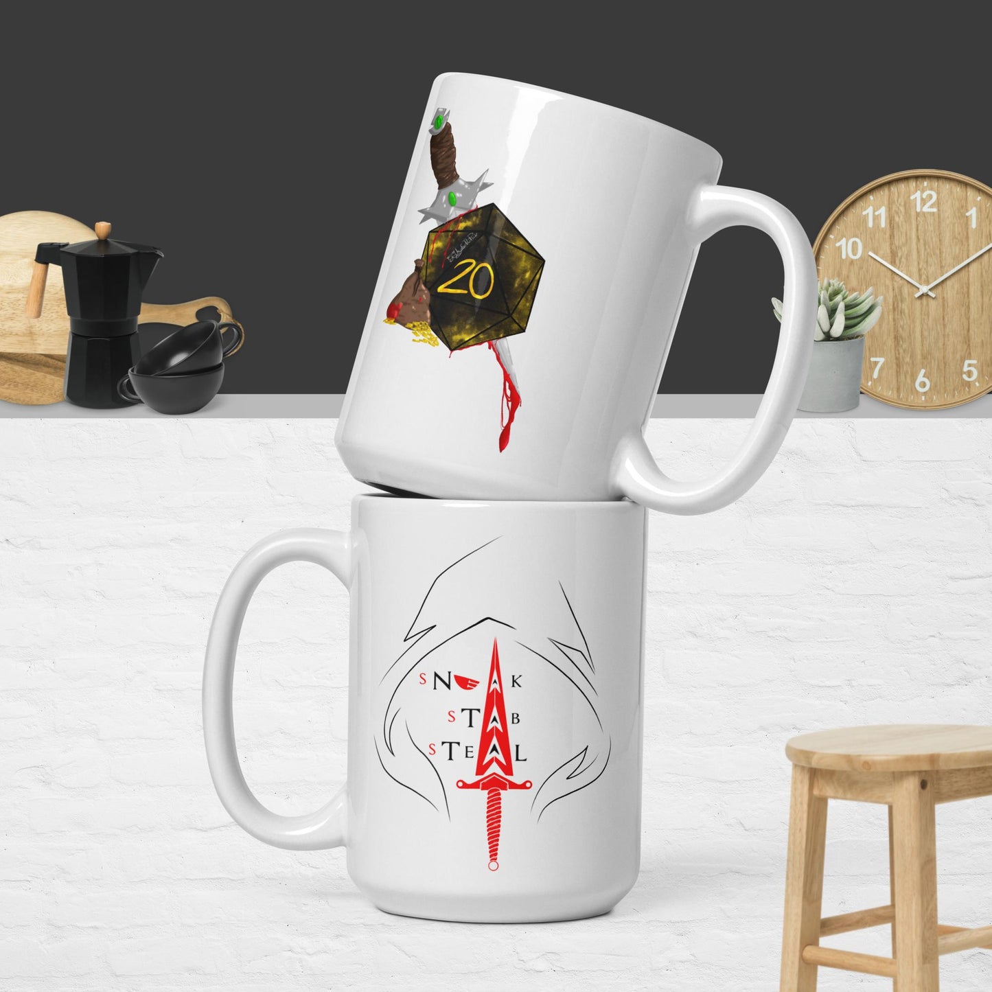 Rogue - White glossy mug