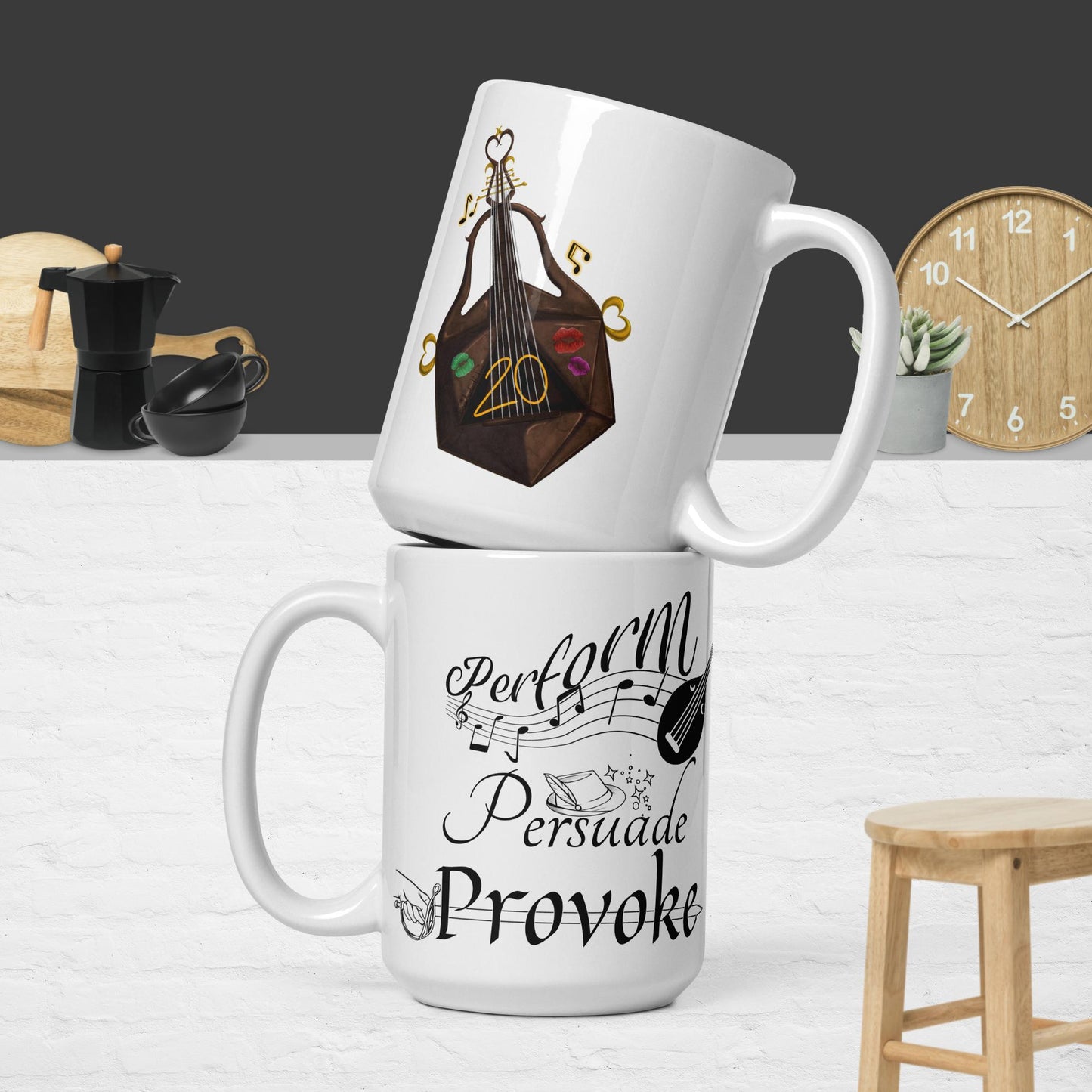 Bard - White glossy mug