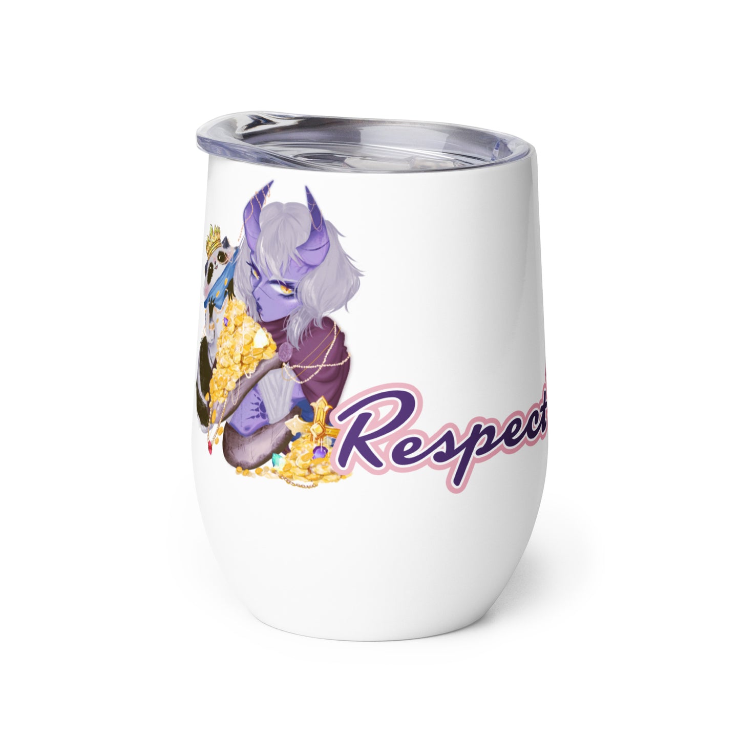 Respect My Loot - Wine tumbler
