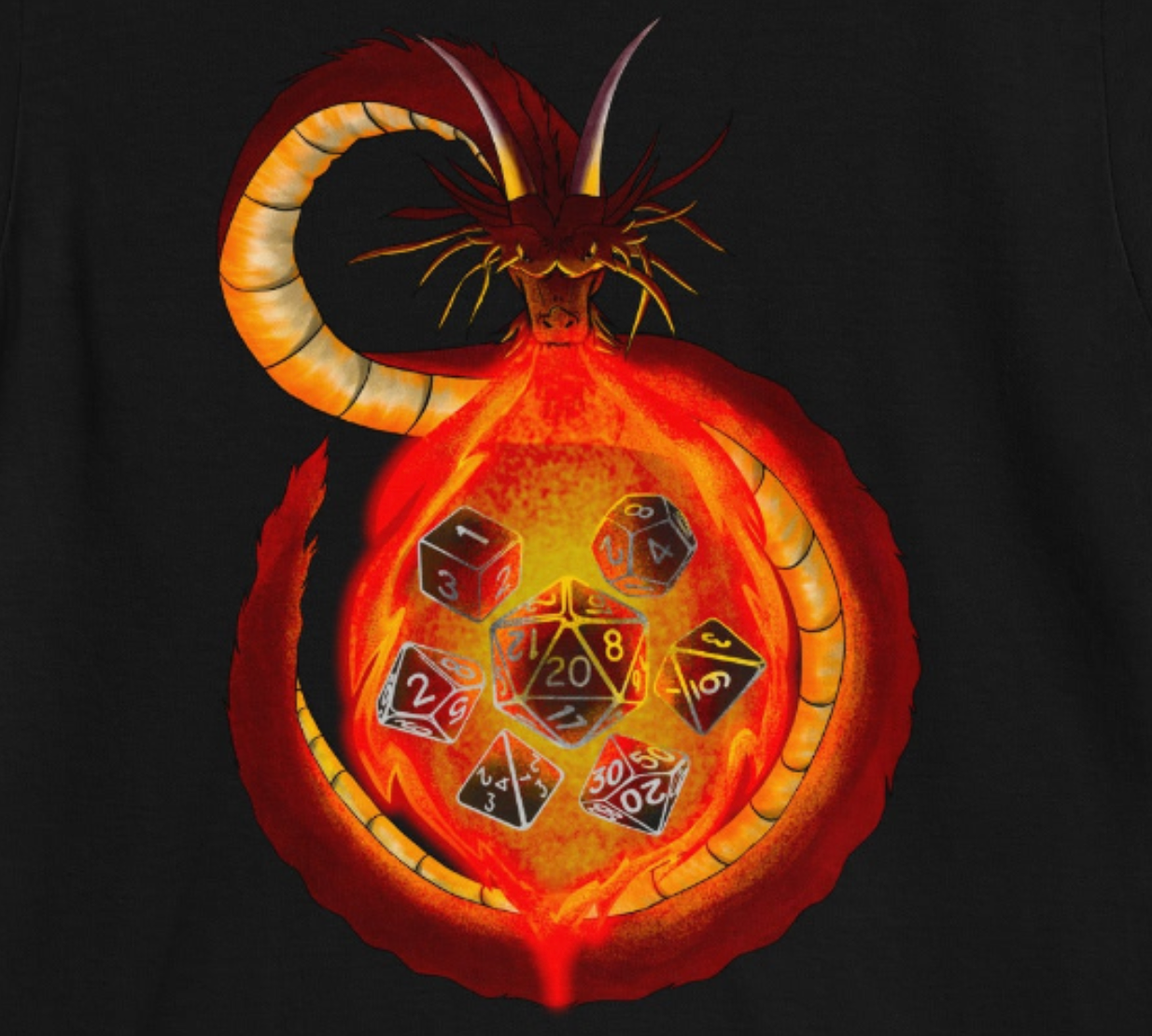 Dragon Forged Dice - Short-Sleeve Unisex T-Shirt