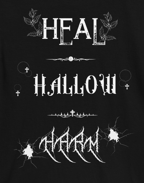 Heal, Hallow, Harm - Short-Sleeve Unisex T-Shirt