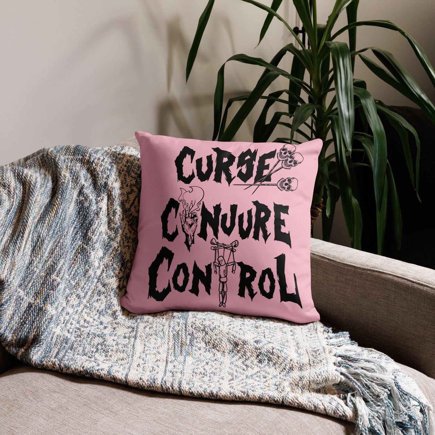 Curse, Conjure, Control - Cupid Pillow