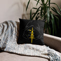 Sneak, Stab, Steal - Black Pillow