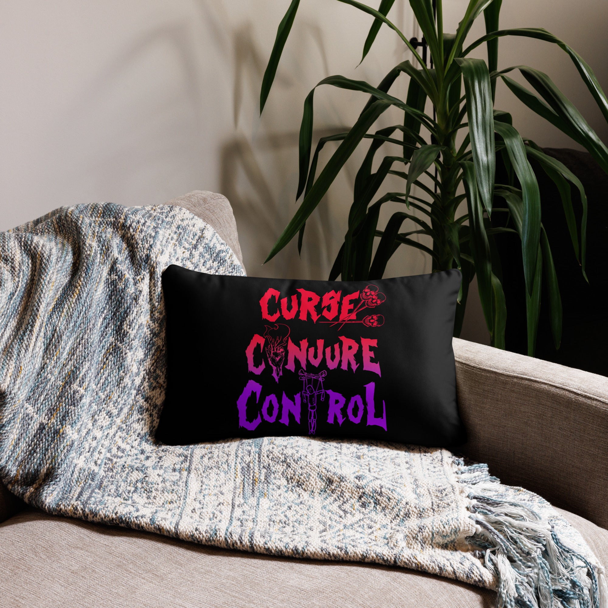 Curse, Conjure, Control - Black Pillow