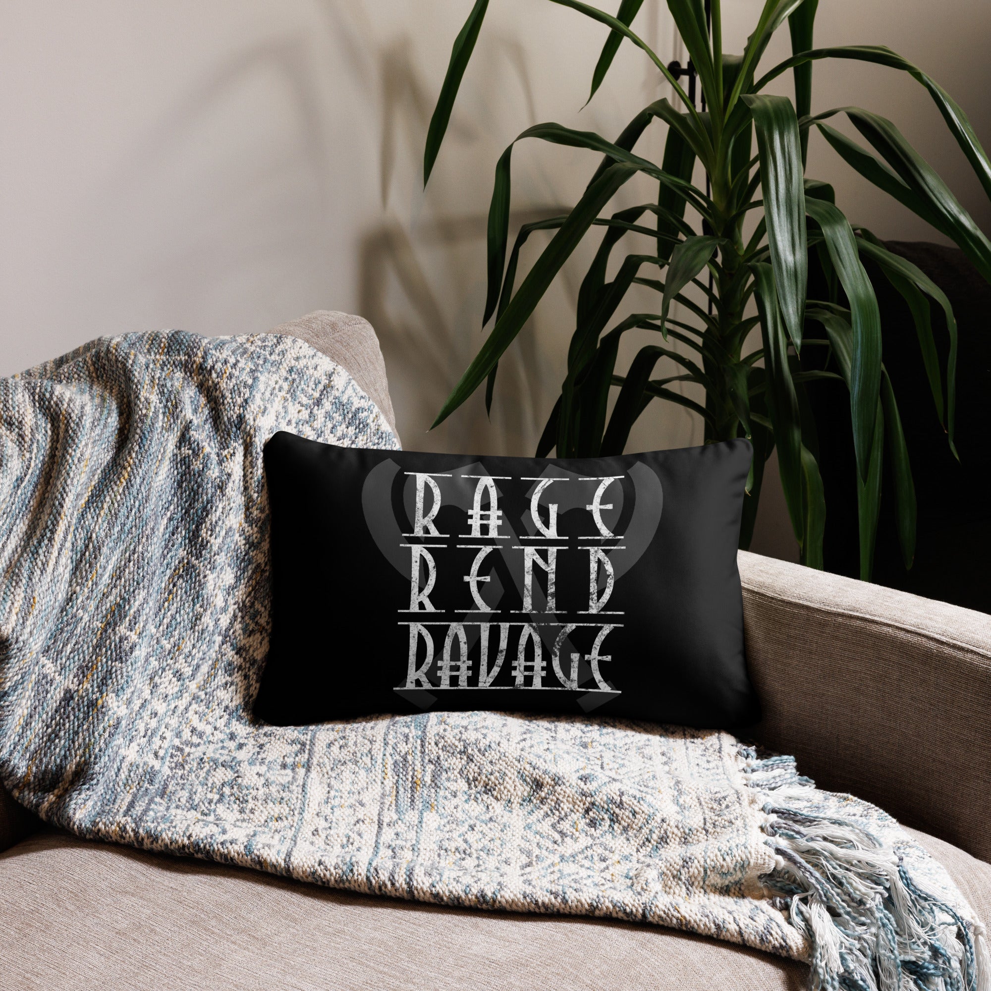 Rage, Rend, Ravage - Black Pillow