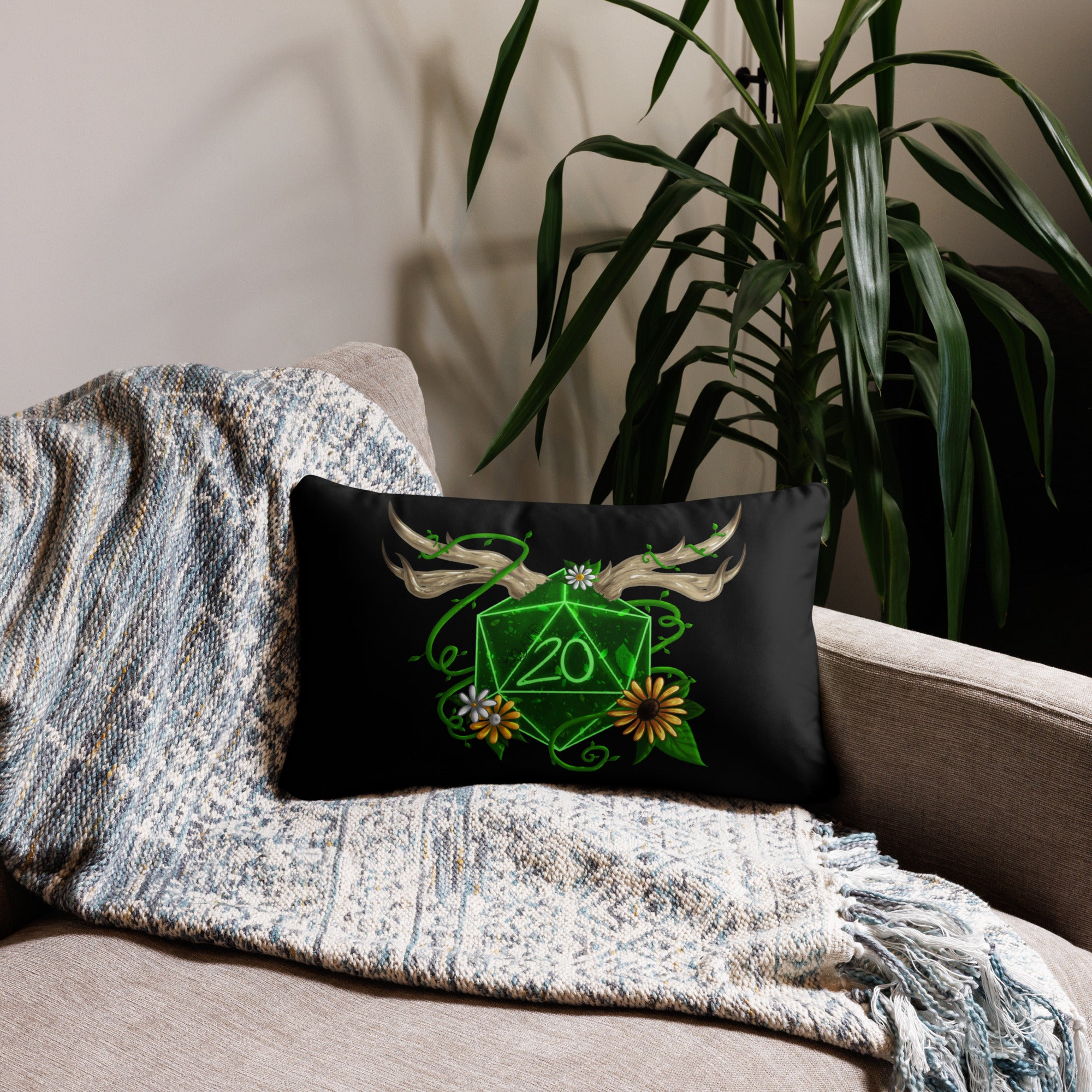 Druid by Ayafae - Black Pillow