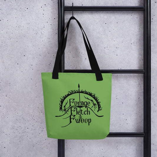 Forage, Fletch, Fwoop - Green Tote bag