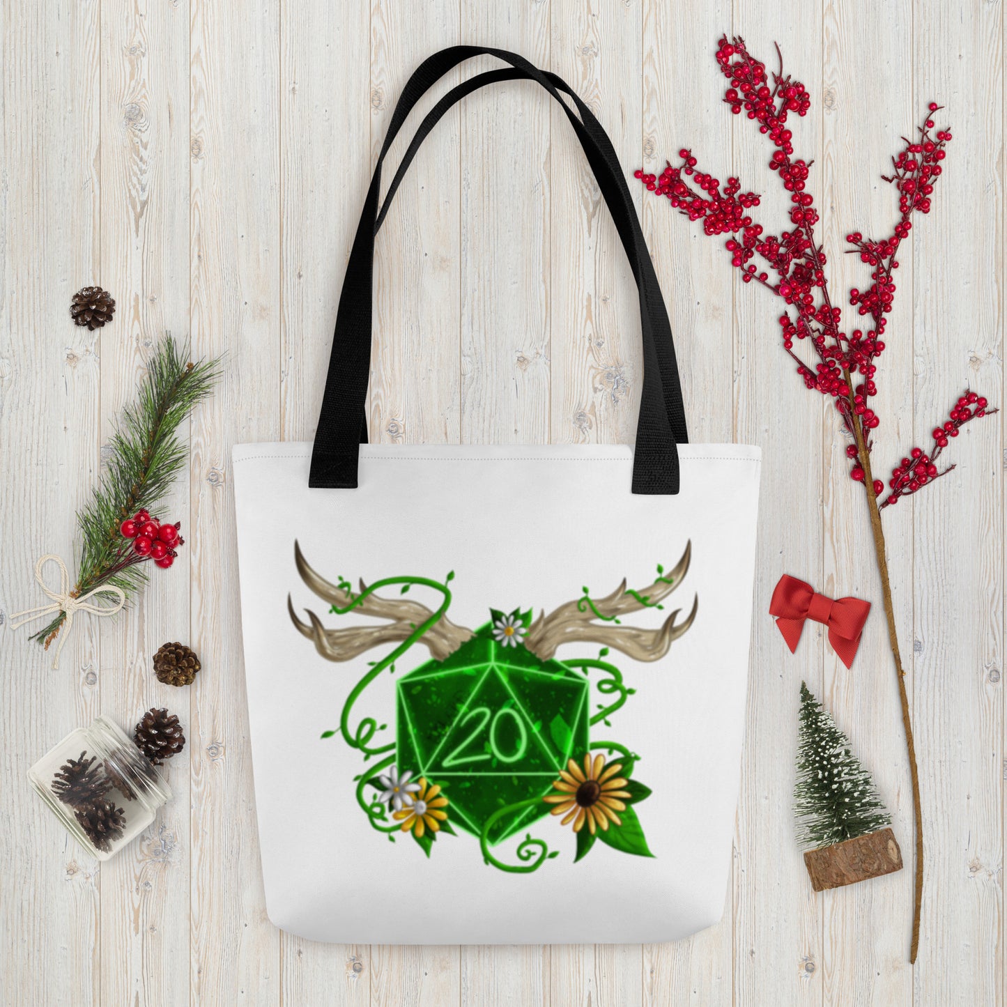 Druid by Ayafae - Black Tote bag