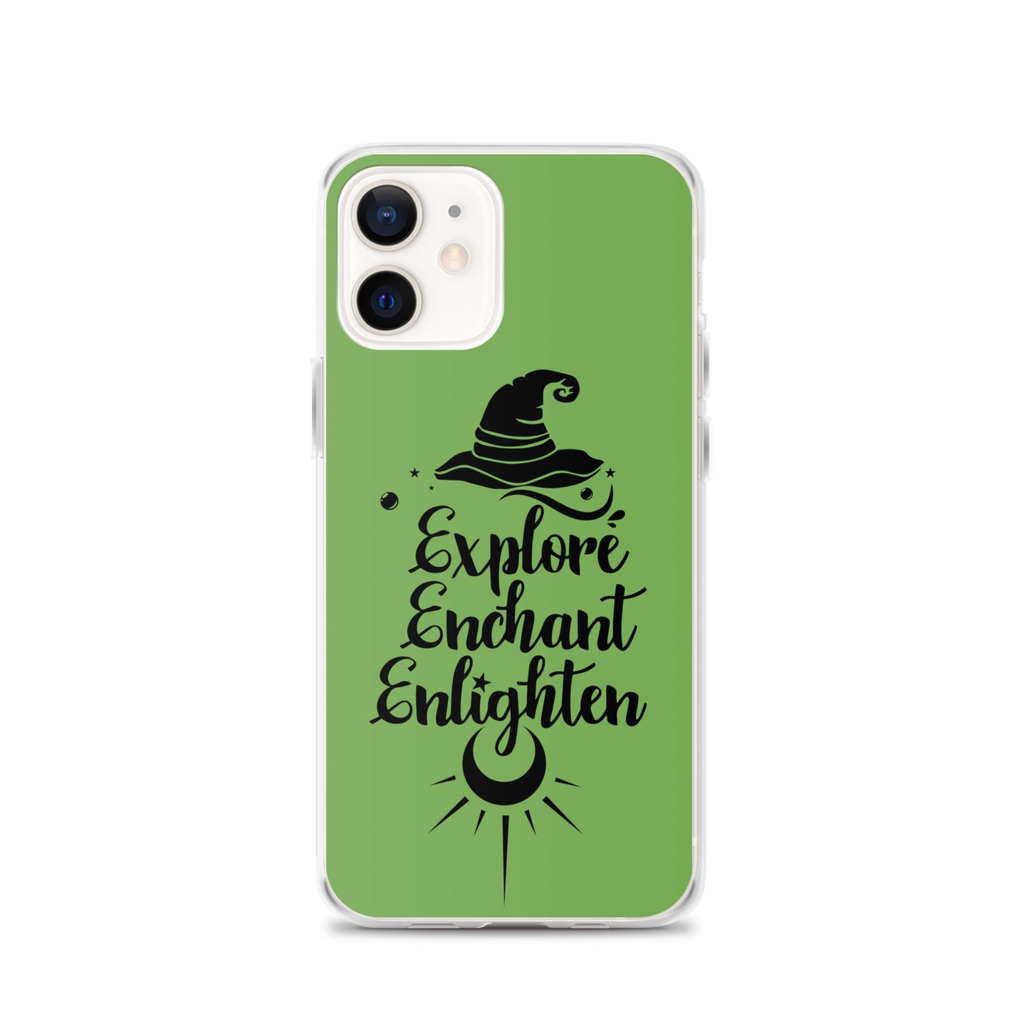 Explore, Enchant, Enlighten - Green and Clear Case for iPhone®