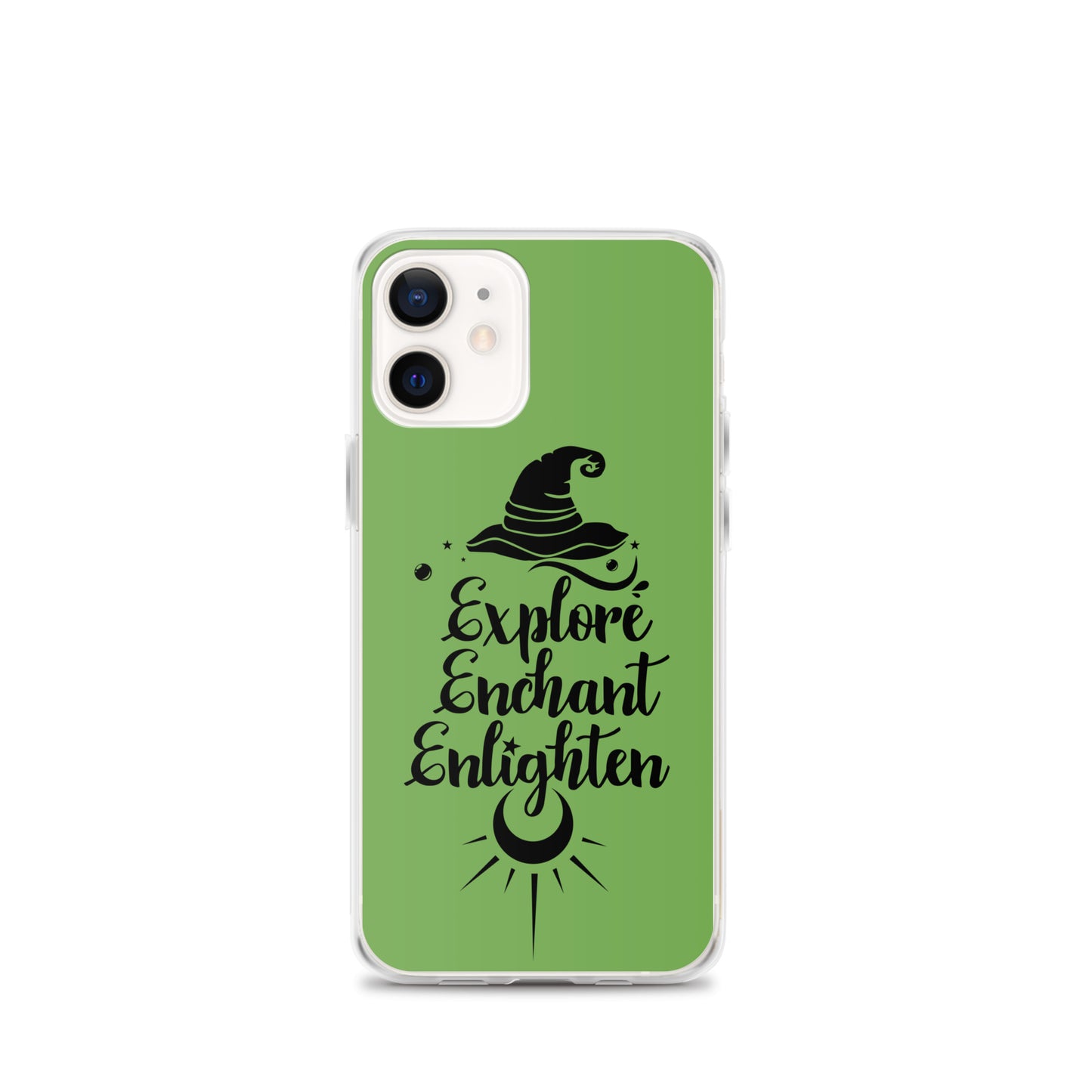 Explore, Enchant, Enlighten - Green and Clear Case for iPhone®