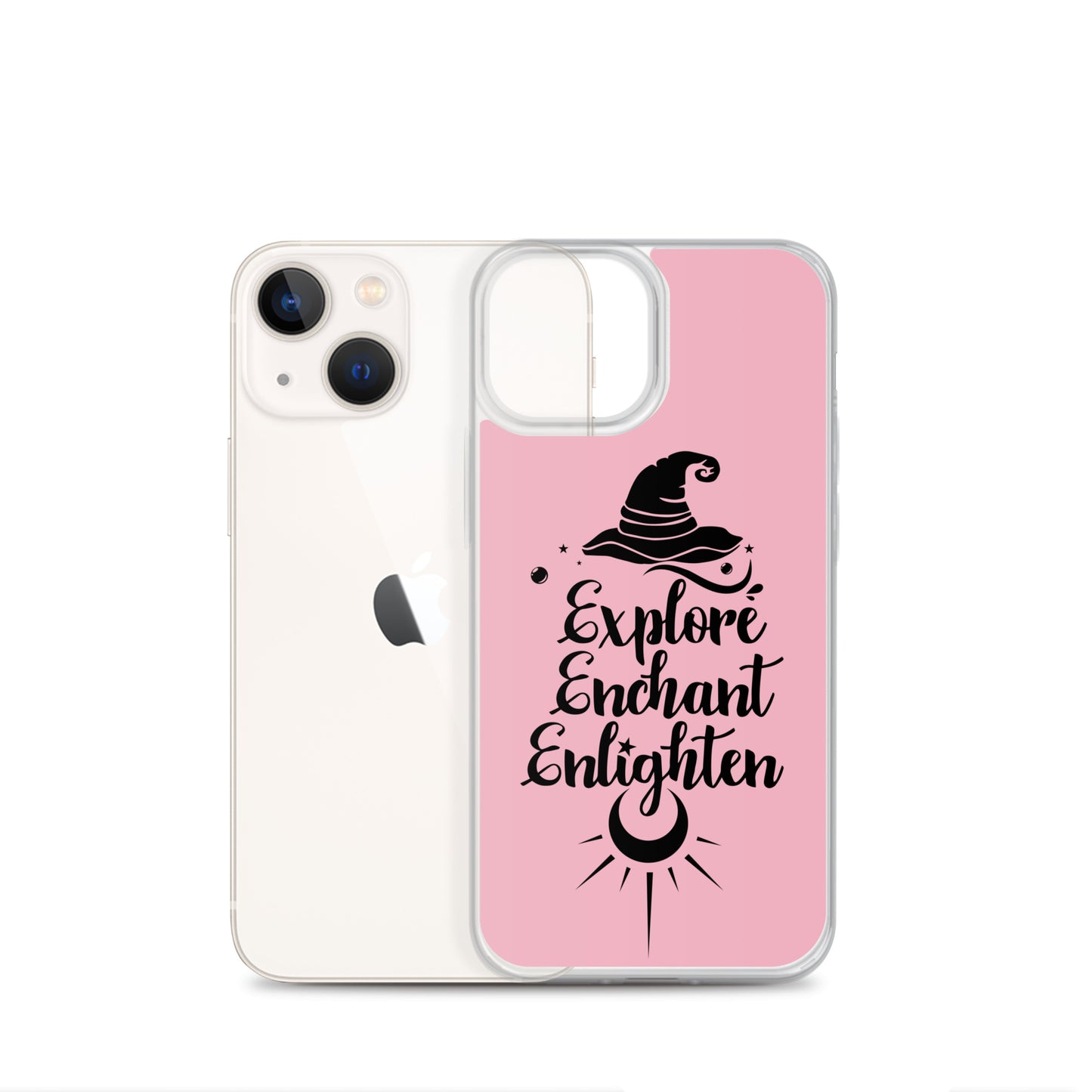 Explore, Enchant, Enlighten - Cupid and Clear Case for iPhone®