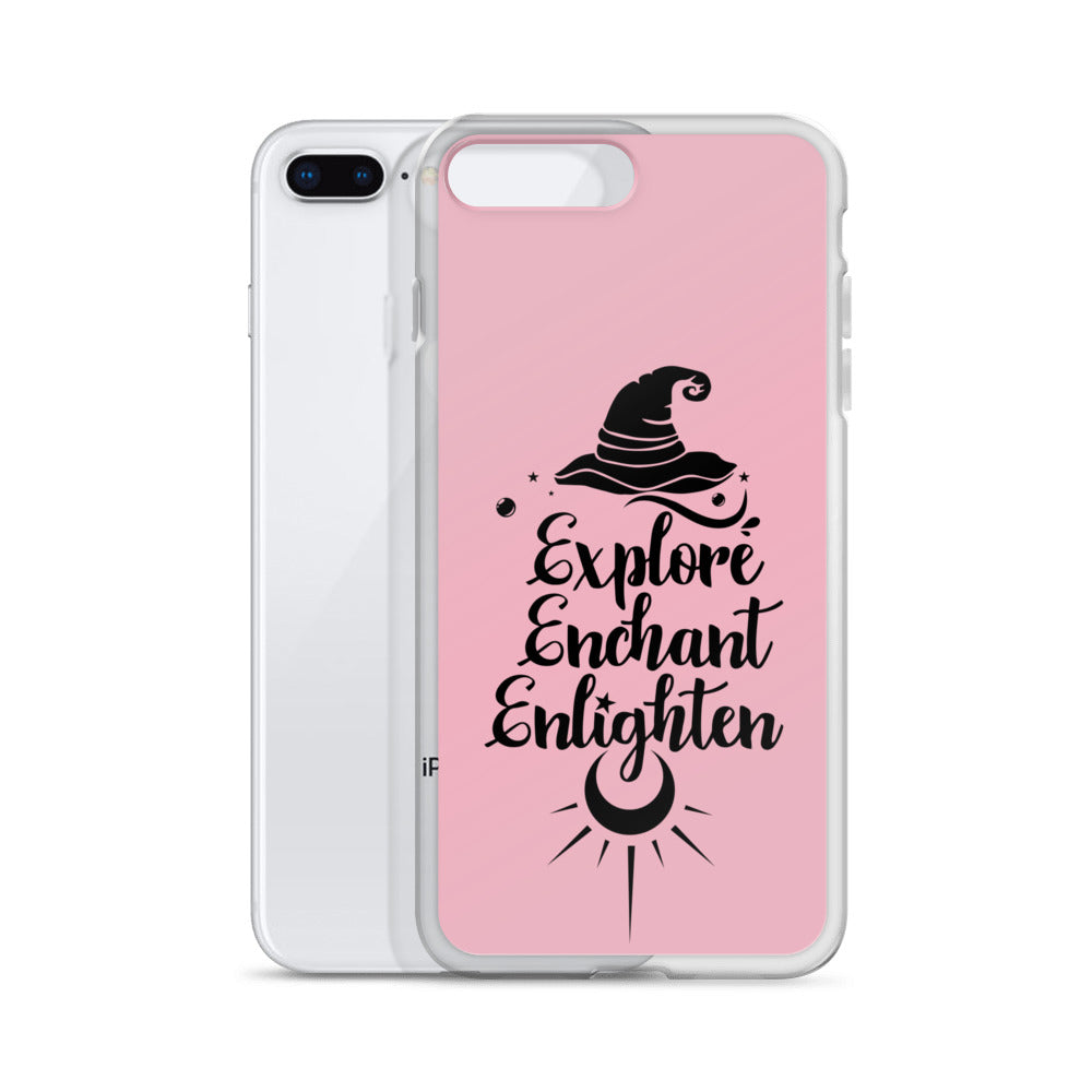 Explore, Enchant, Enlighten - Cupid and Clear Case for iPhone®