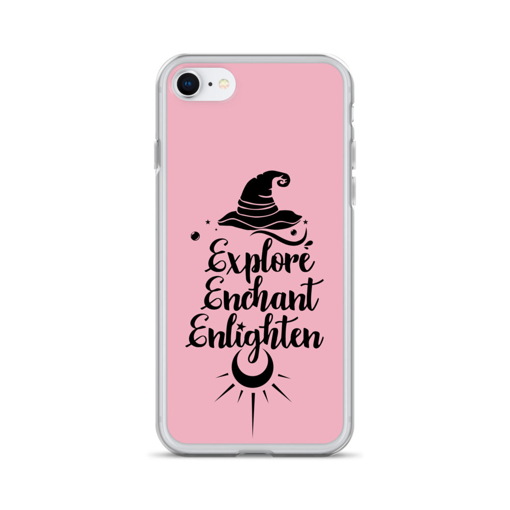 Explore, Enchant, Enlighten - Cupid and Clear Case for iPhone®