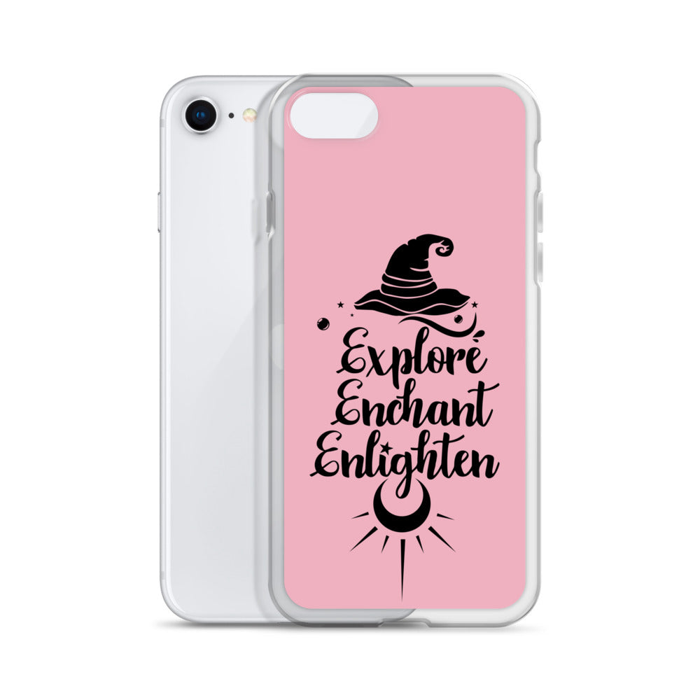 Explore, Enchant, Enlighten - Cupid and Clear Case for iPhone®