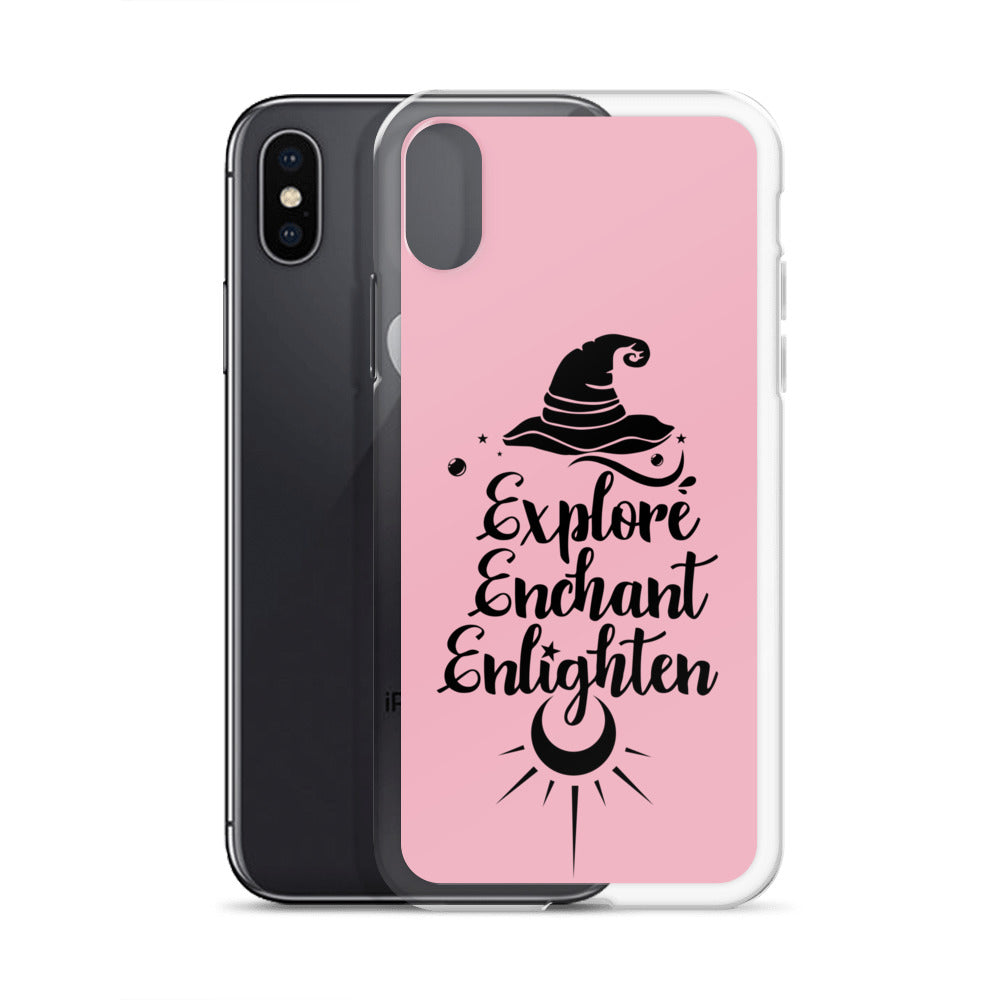 Explore, Enchant, Enlighten - Cupid and Clear Case for iPhone®