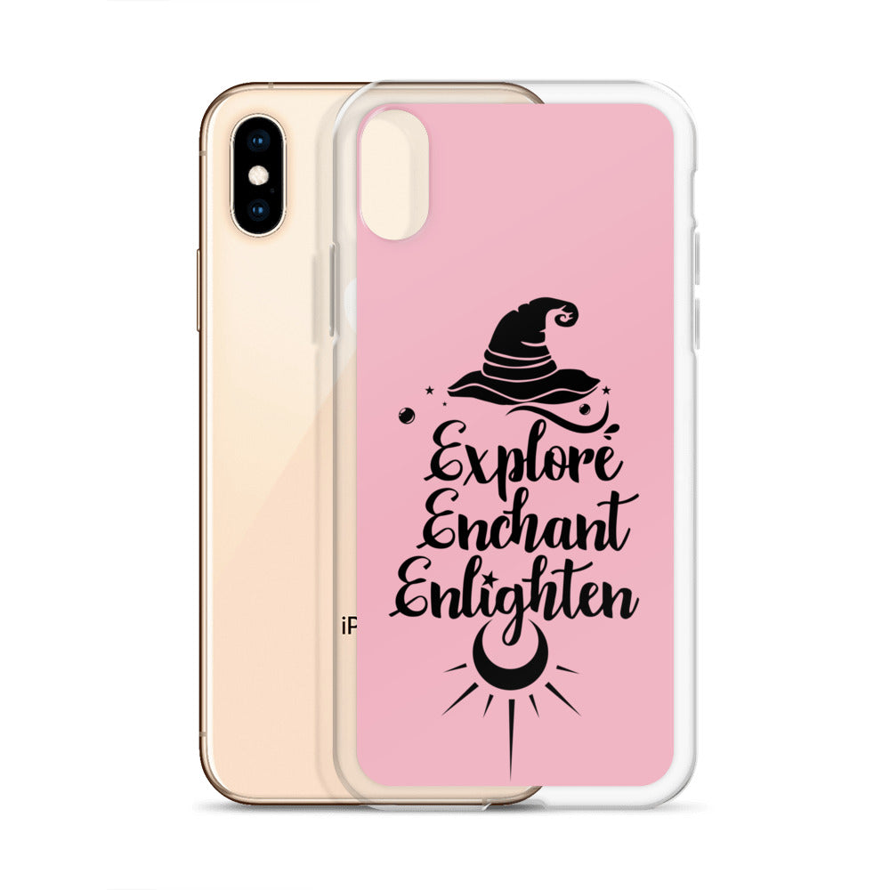 Explore, Enchant, Enlighten - Cupid and Clear Case for iPhone®