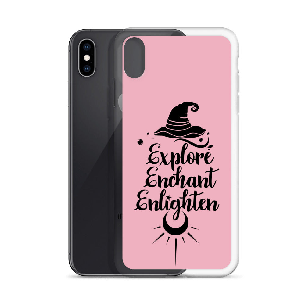 Explore, Enchant, Enlighten - Cupid and Clear Case for iPhone®