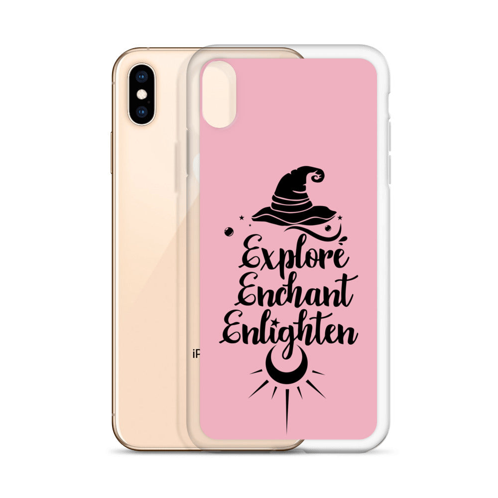 Explore, Enchant, Enlighten - Cupid and Clear Case for iPhone®