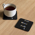 Pray, Protect, Purify - Cork-back coaster v2