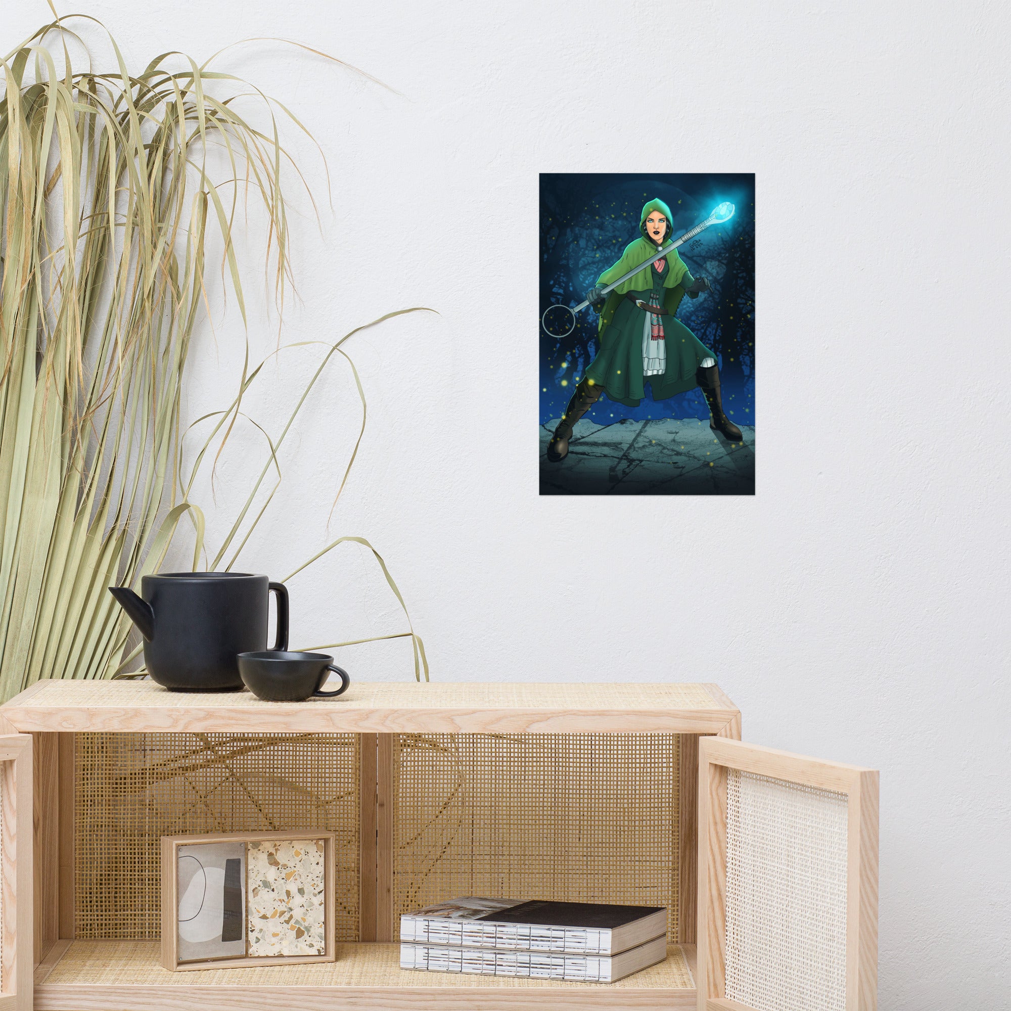 Warlock by Gozie Poster