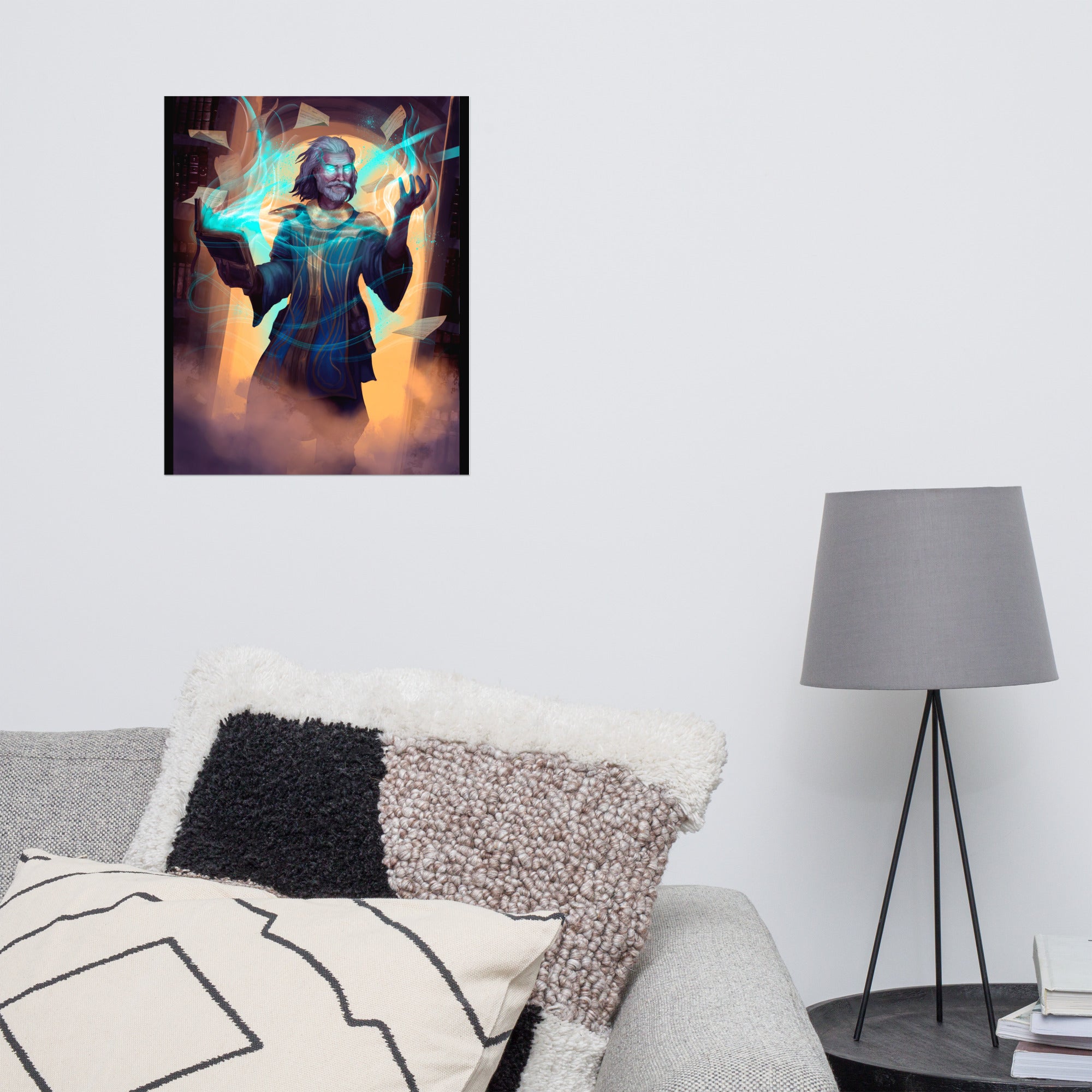 Wizard by Chriscaal Poster