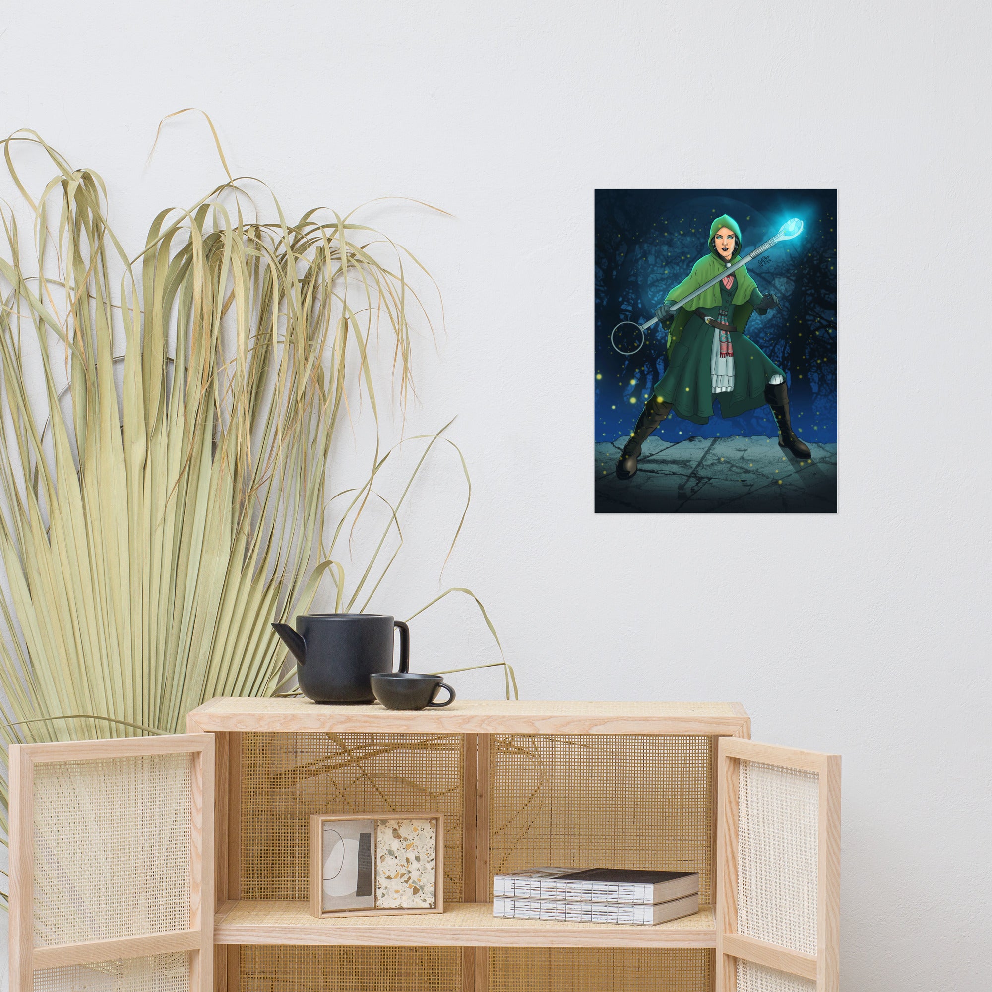Warlock by Gozie Poster