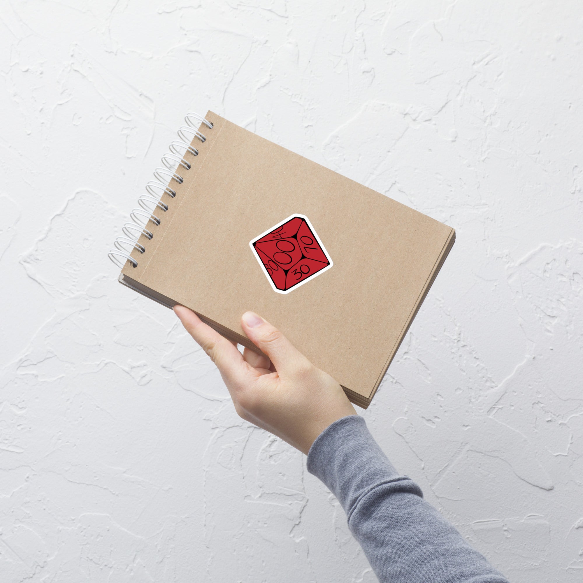 D100 (Red) - Bubble-free stickers