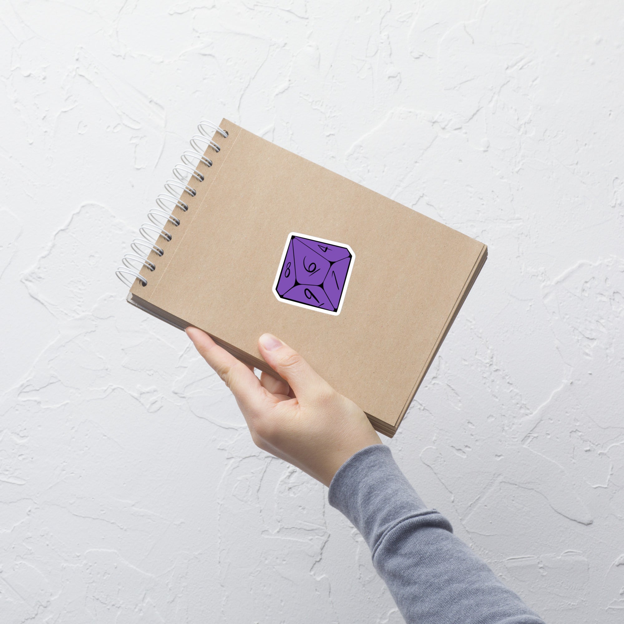 D10 (Purple) - Bubble-free stickers