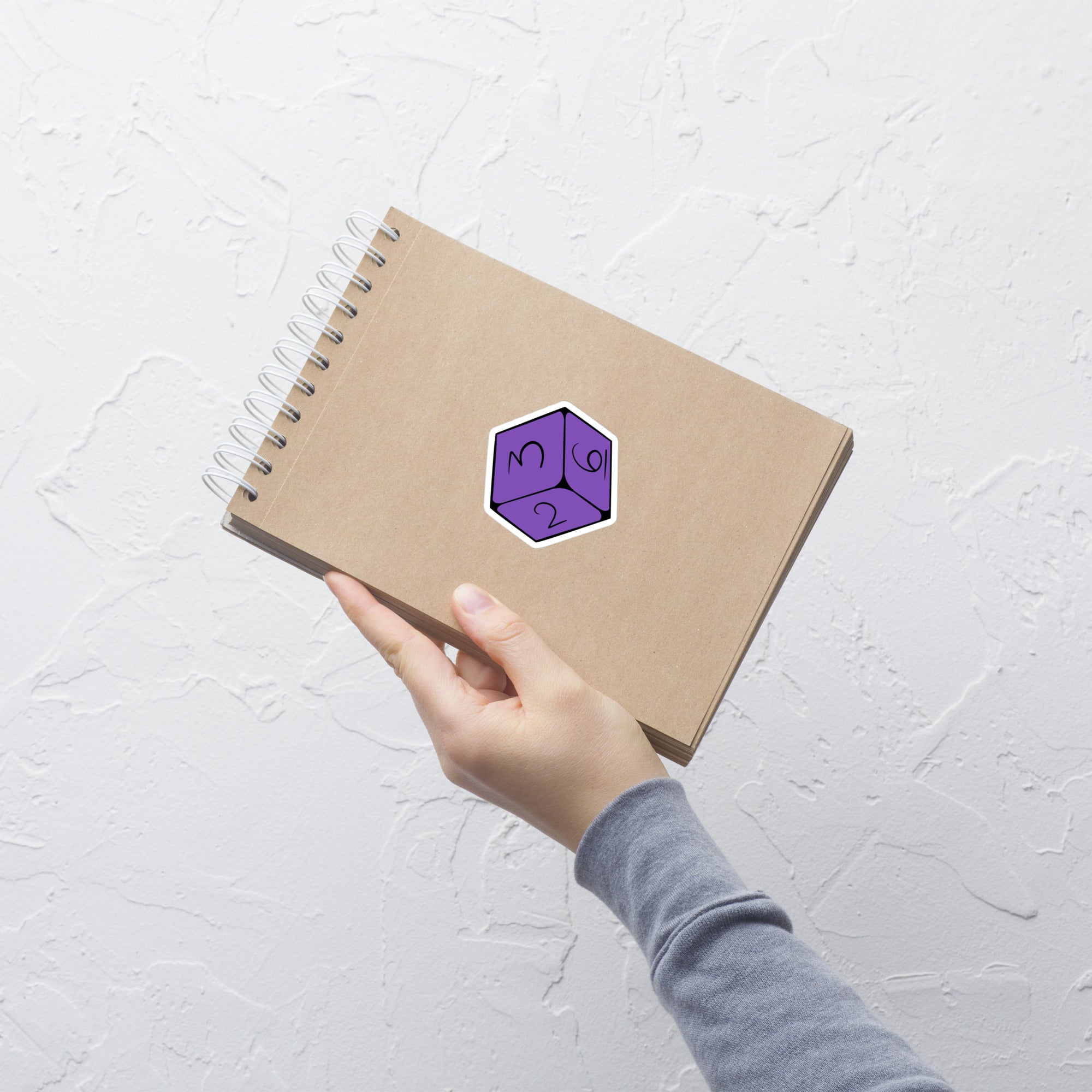 D6 (Purple) - Bubble-free stickers