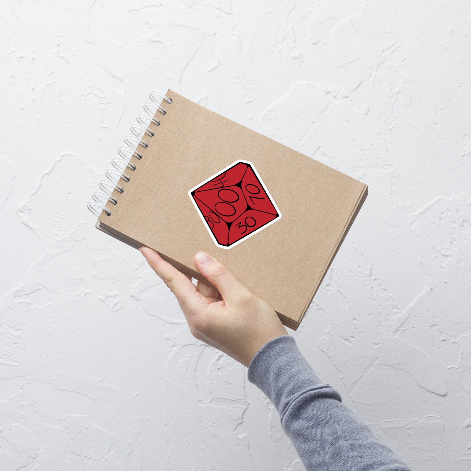 D100 (Red) - Bubble-free stickers