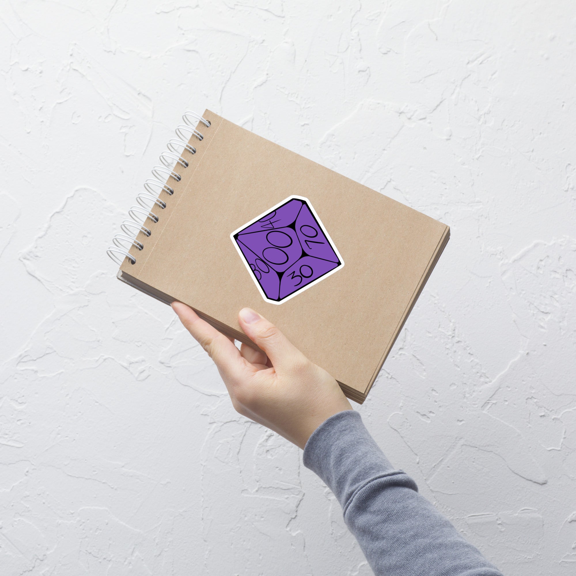 D100 (Purple) Bubble-free stickers
